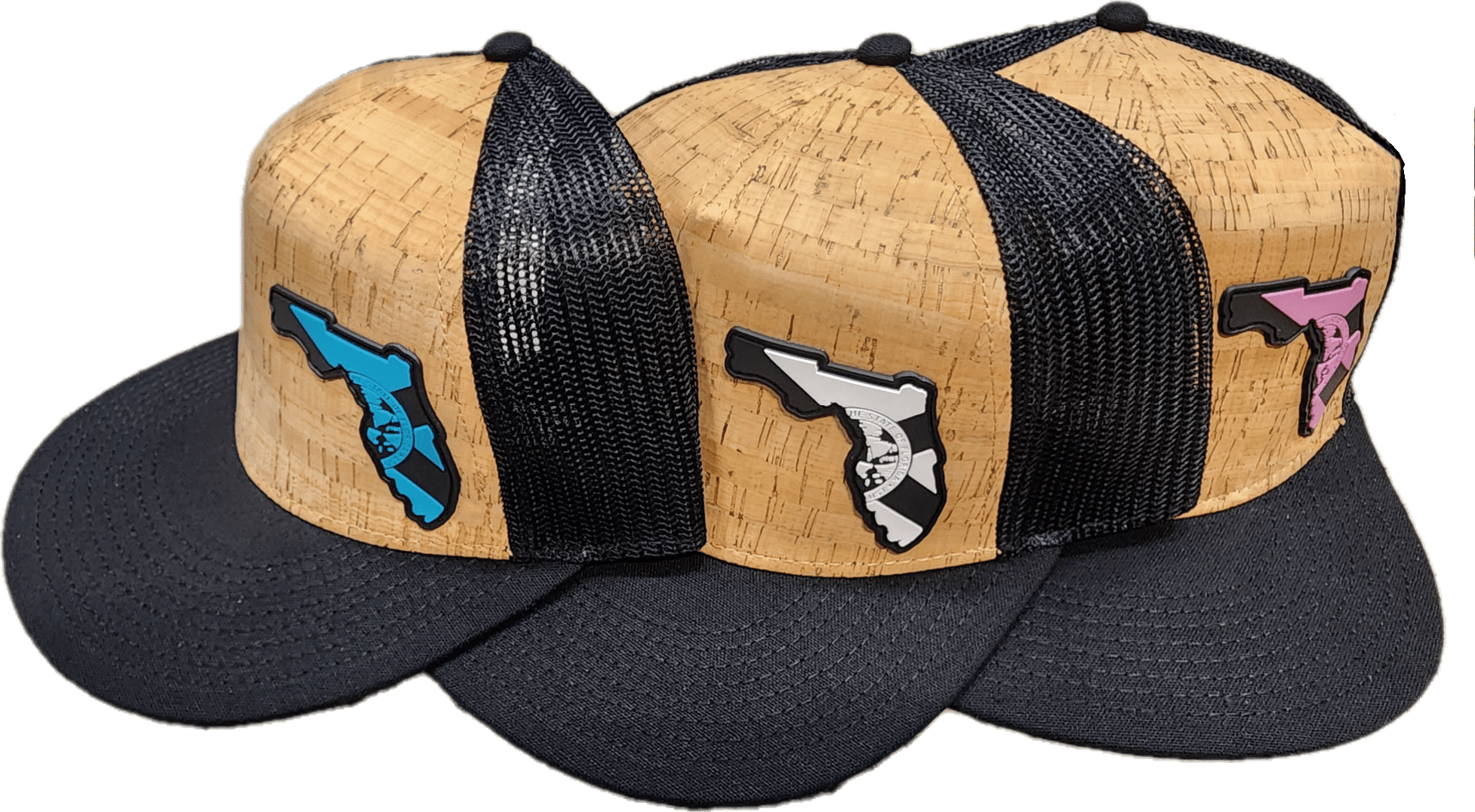 Otto Snap 5 Panel Mid Profile Mesh Back Trucker Snapback Hat