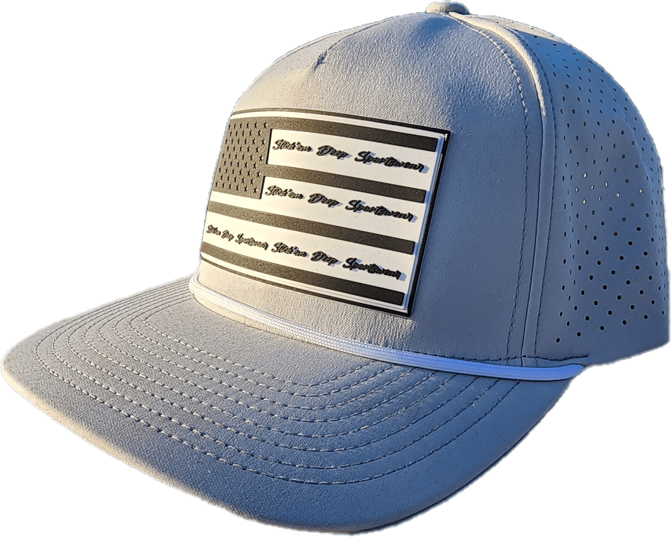 Weekender Perforated Light Grey Snapback
